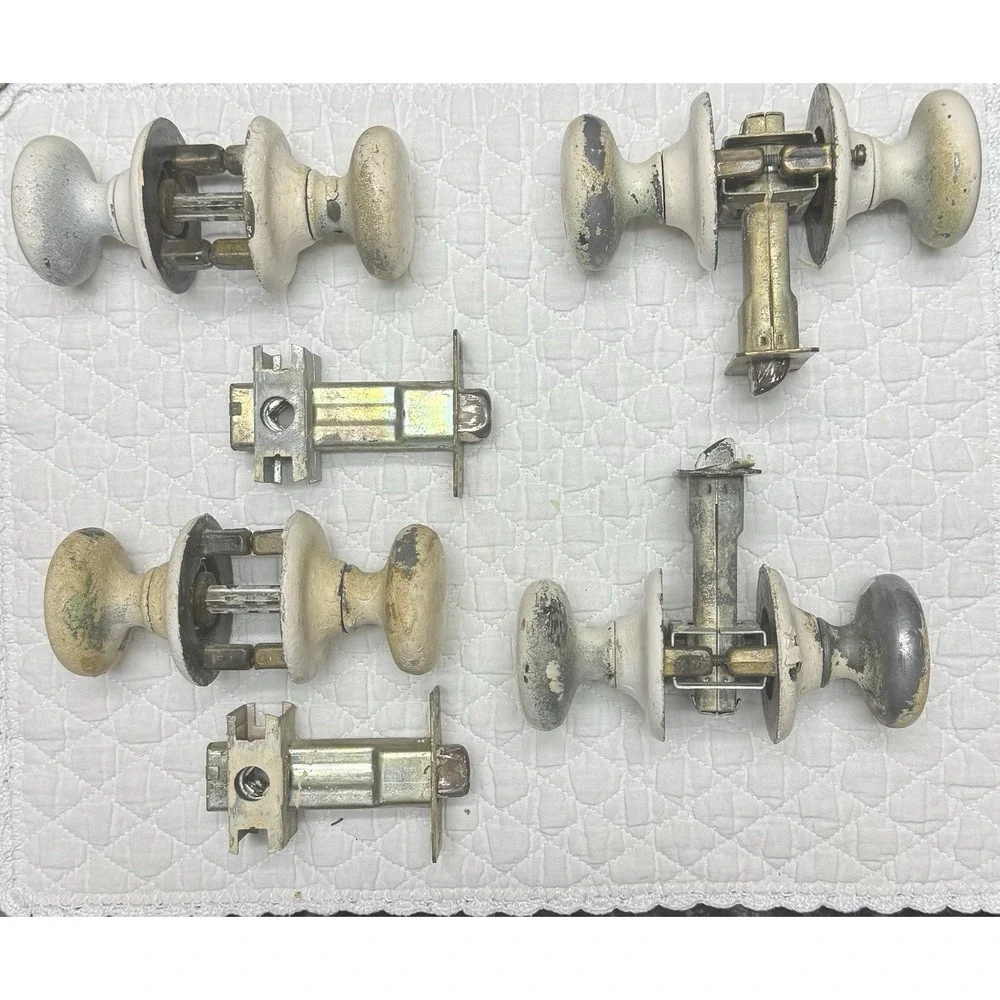Vintage TEGCO  Passage Sets, Lot Of 4 W/ Screws -USA-